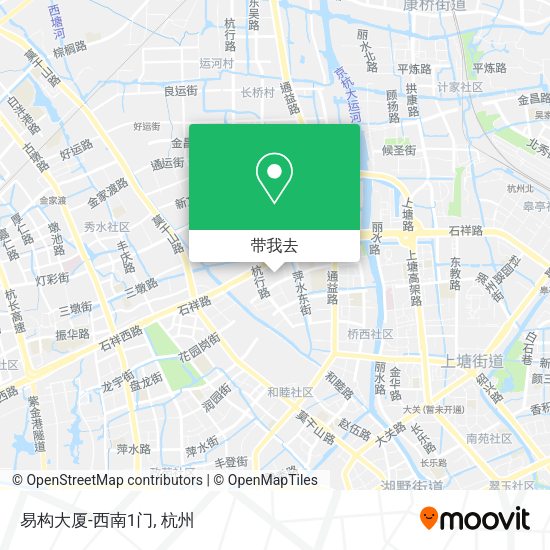 易构大厦-西南1门地图