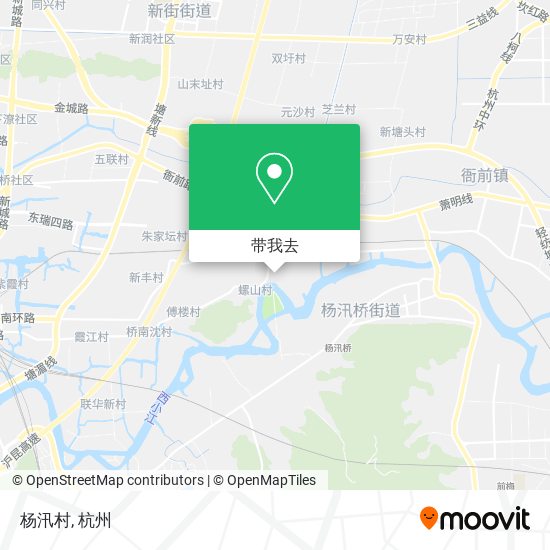 杨汛村地图