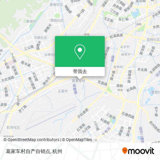 葛家车村自产自销点地图