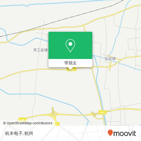 杭丰电子地图