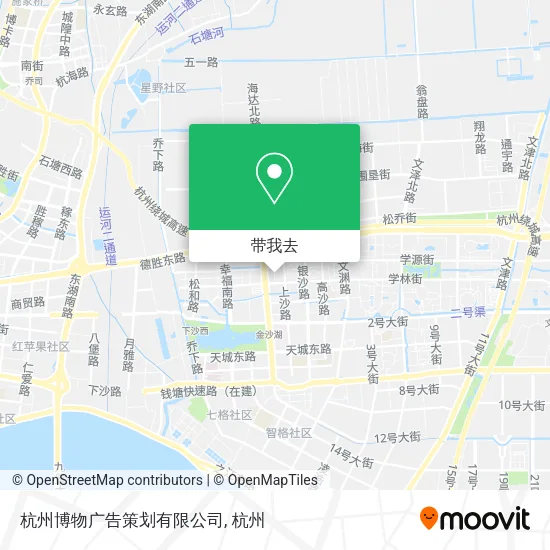 杭州博物广告策划有限公司地图