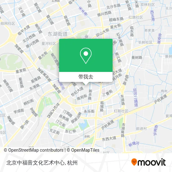 北京中福音文化艺术中心地图