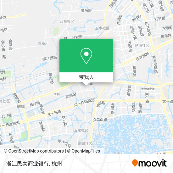 浙江民泰商业银行地图