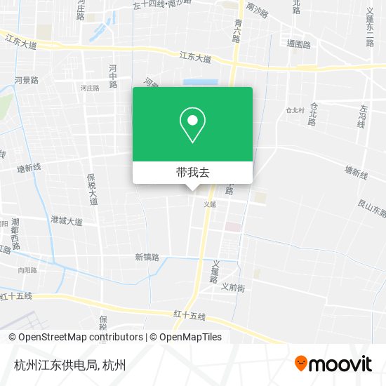 杭州江东供电局地图