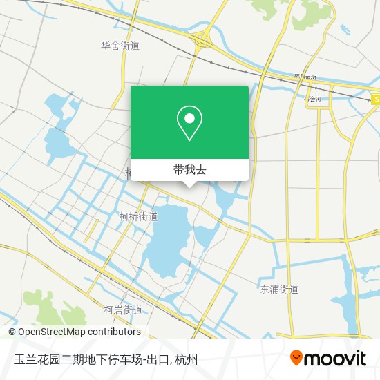 玉兰花园二期地下停车场-出口地图