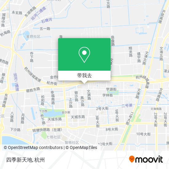 四季新天地地图