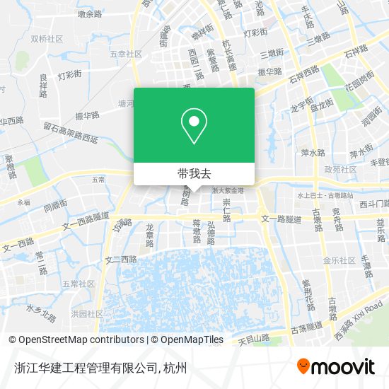 浙江华建工程管理有限公司地图