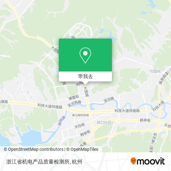浙江省机电产品质量检测所地图