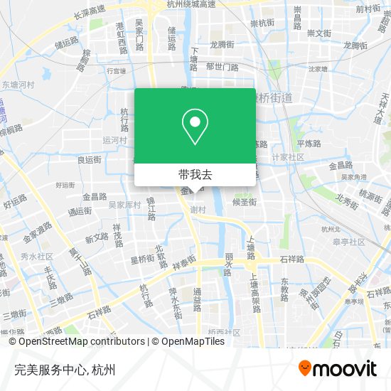 完美服务中心地图