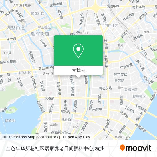 金色年华所巷社区居家养老日间照料中心地图