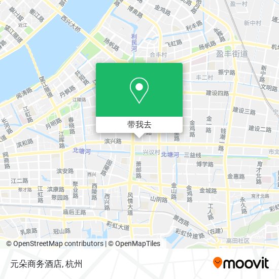 元朵商务酒店地图