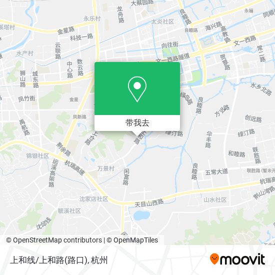 上和线/上和路(路口)地图