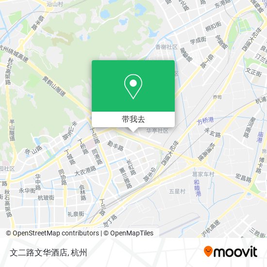 文二路文华酒店地图