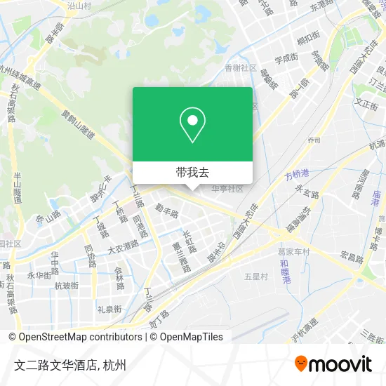 文二路文华酒店地图