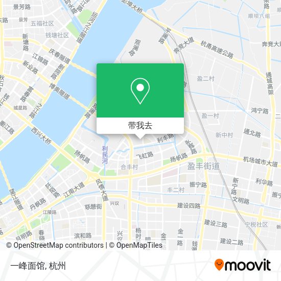 一峰面馆地图