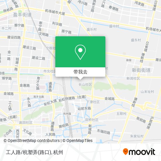工人路/杭塑弄(路口)地图