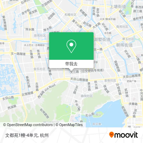 文都苑1幢-4单元地图