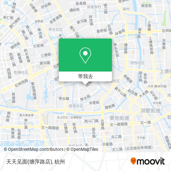 天天见面(塘萍路店)地图