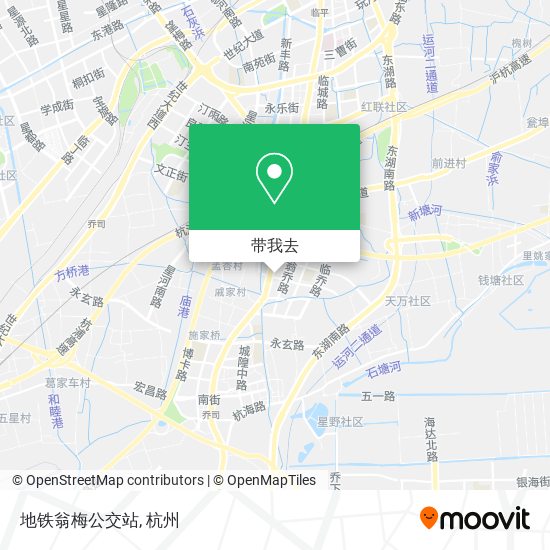 地铁翁梅公交站地图
