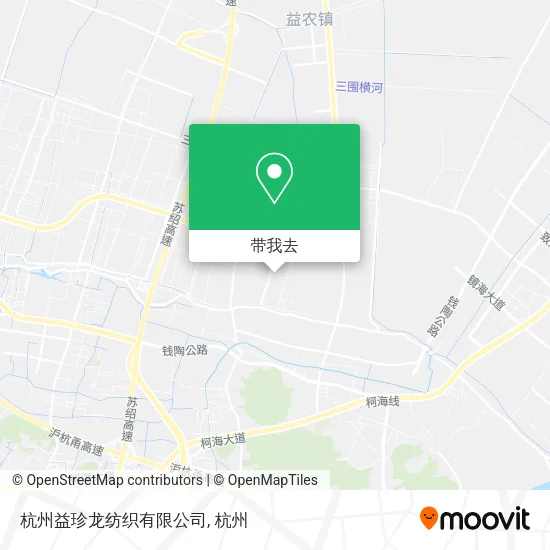杭州益珍龙纺织有限公司地图