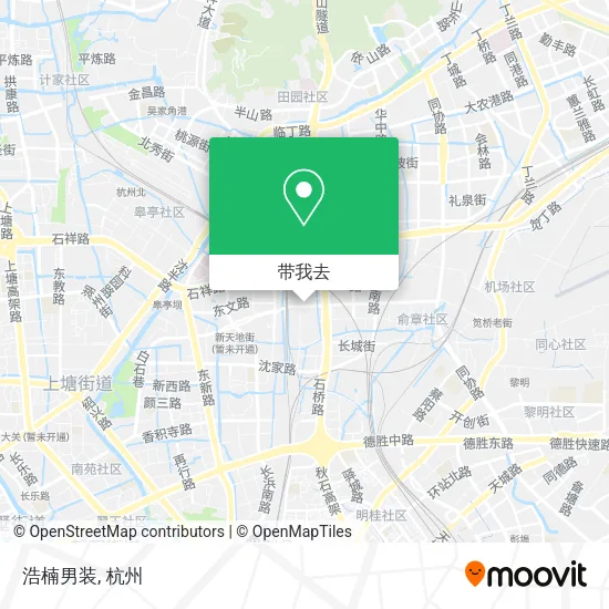 浩楠男装地图