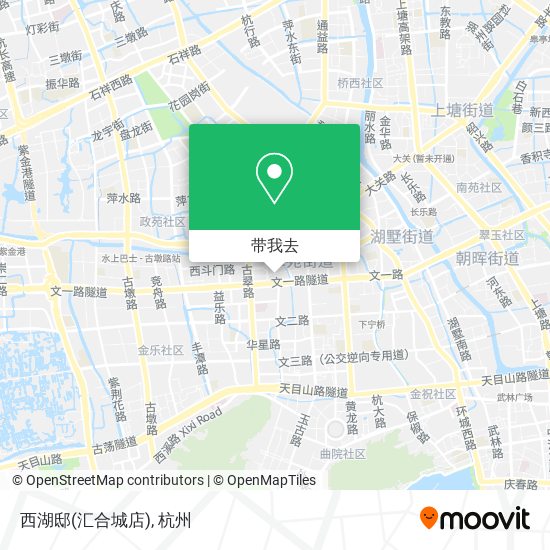 西湖邸(汇合城店)地图
