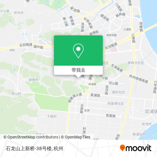 石龙山上新桥-38号楼地图