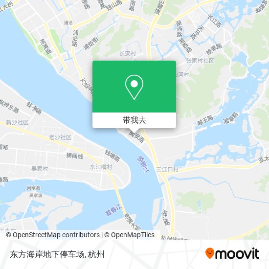 东方海岸地下停车场地图
