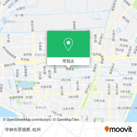 学林街景观桥地图