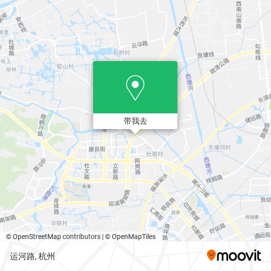 运河路地图