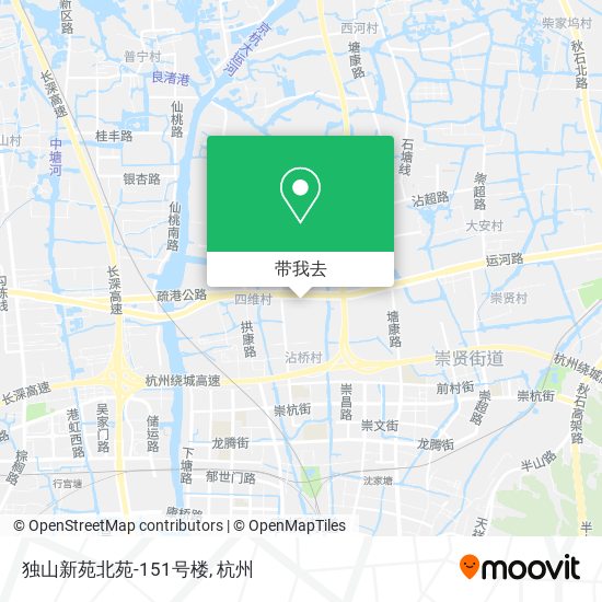 独山新苑北苑-151号楼地图