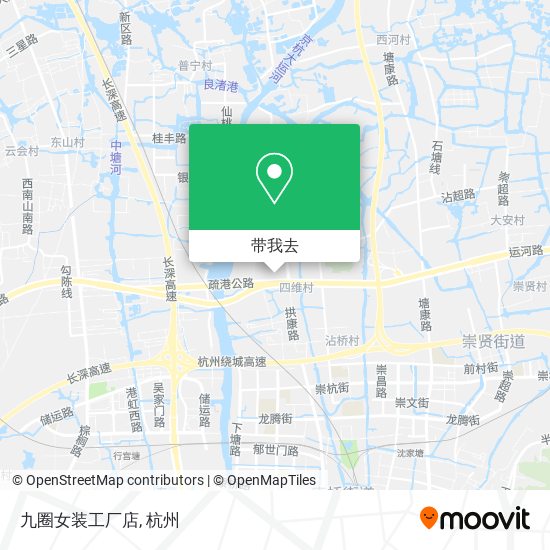 九圈女装工厂店地图
