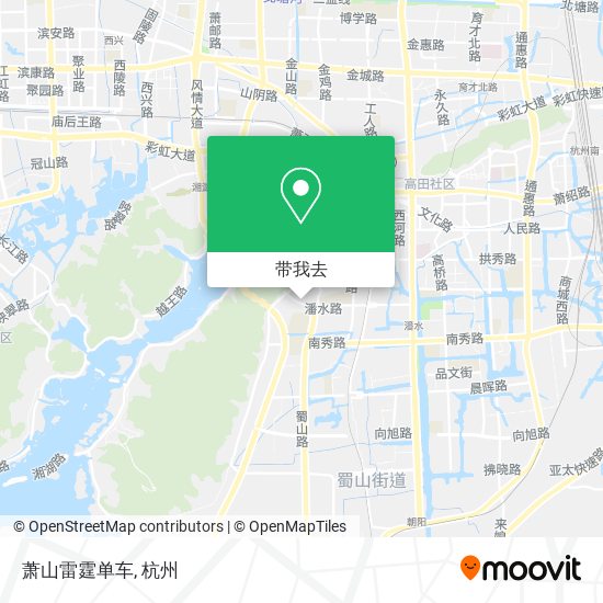 萧山雷霆单车地图