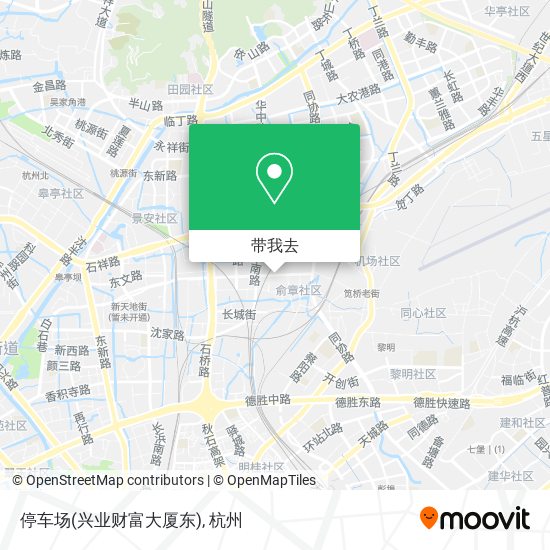 停车场(兴业财富大厦东)地图
