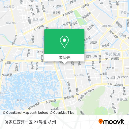 骆家庄西苑一区-21号楼地图