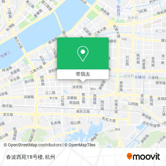 春波西苑18号楼地图