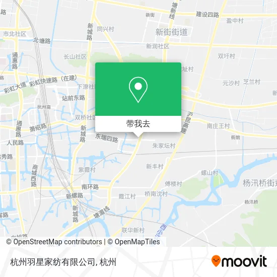 杭州羽星家纺有限公司地图