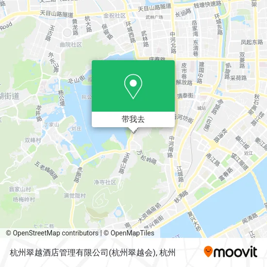 杭州翠越酒店管理有限公司(杭州翠越会)地图