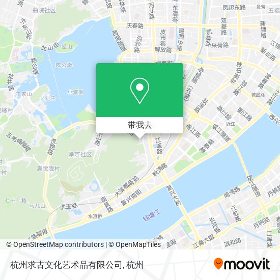 杭州求古文化艺术品有限公司地图