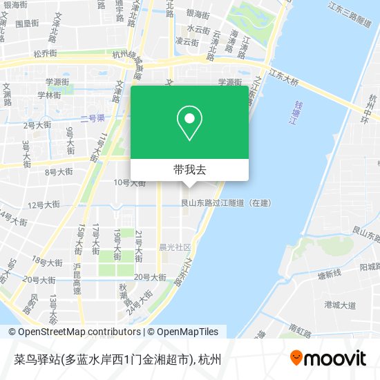 菜鸟驿站(多蓝水岸西1门金湘超市)地图