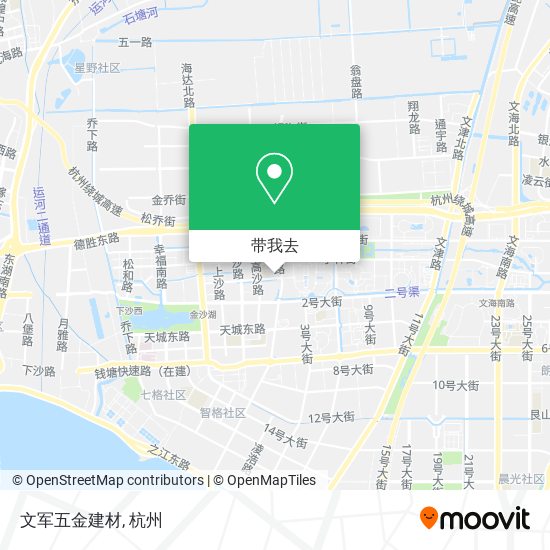 文军五金建材地图