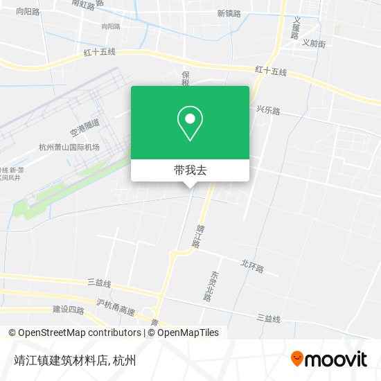 靖江镇建筑材料店地图