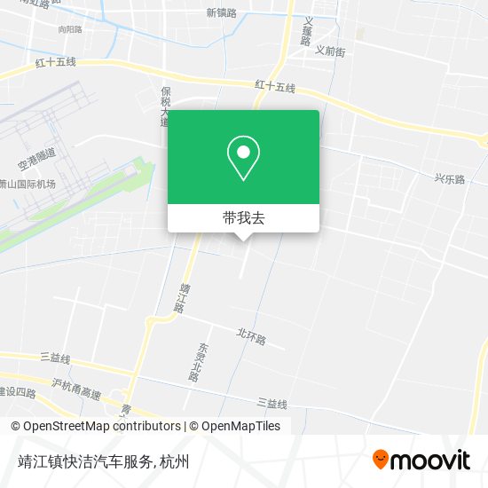靖江镇快洁汽车服务地图