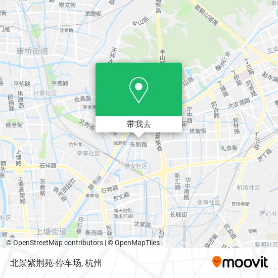 北景紫荆苑-停车场地图