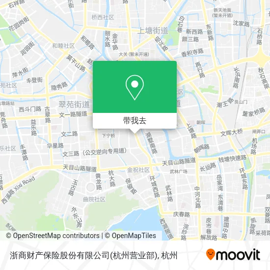 浙商财产保险股份有限公司(杭州营业部)地图