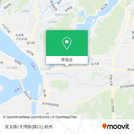 亚太路/大湾路(路口)地图