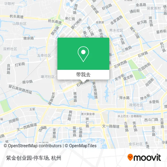 紫金创业园-停车场地图