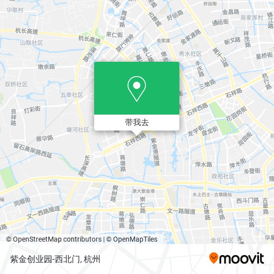 紫金创业园-西北门地图