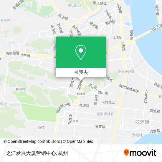 之江发展大厦营销中心地图