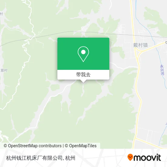 杭州钱江机床厂有限公司地图